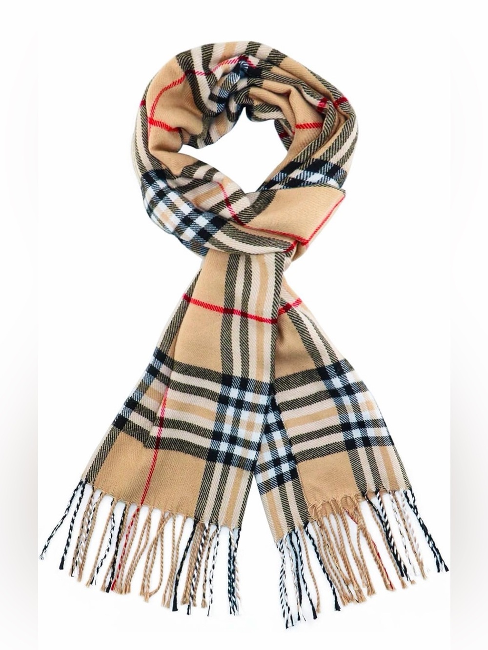 NWT Plaid Scarf for Men/Women Super Soft Classic Tartan Checkered Neck Scarves